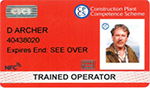 CPCS Construction Training Card